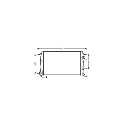 INTERNATIONAL RADIATORS Radiateur refroidissement du moteur 43002414 