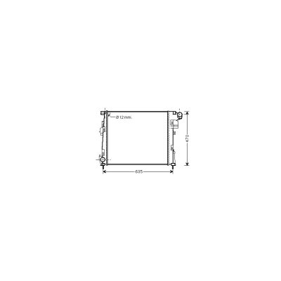 VAN WEZEL Radiateur refroidissement du moteur 43002427 International Radiators