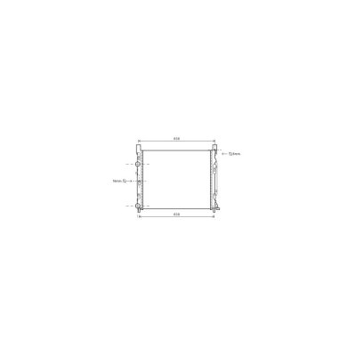 VAN WEZEL Radiateur refroidissement du moteur 43002470 International Radiators