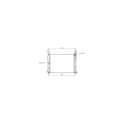 INTERNATIONAL RADIATORS Radiateur refroidissement du moteur 43002472 
