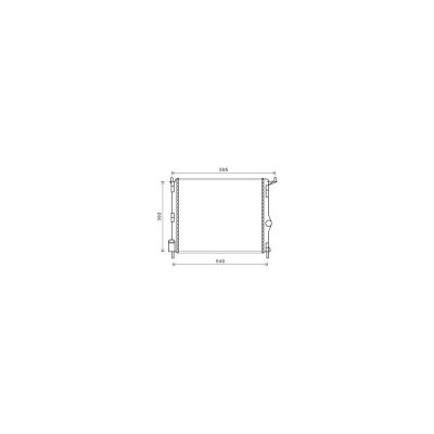 VAN WEZEL Radiateur refroidissement du moteur 43002476 International Radiators