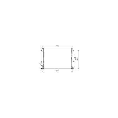 VAN WEZEL Radiateur refroidissement du moteur 43002478 International Radiators