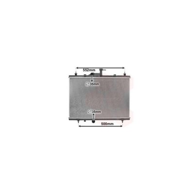 VAN WEZEL Radiateur refroidissement du moteur 43002603 International Radiators