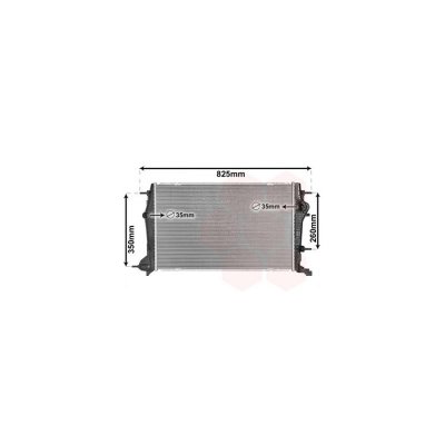 VAN WEZEL Radiateur refroidissement du moteur 43002616 International Radiators