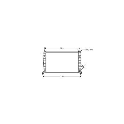 VAN WEZEL Radiateur refroidissement du moteur 47002035 International Radiators