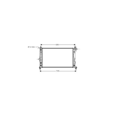 VAN WEZEL Radiateur refroidissement du moteur 47002037 International Radiators