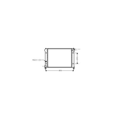 VAN WEZEL Radiateur refroidissement du moteur 49002004 International Radiators