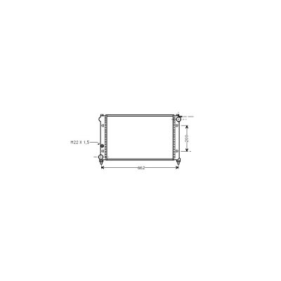 VAN WEZEL Radiateur refroidissement du moteur 49002005 International Radiators