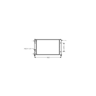 VAN WEZEL Radiateur refroidissement du moteur 49002008 International Radiators