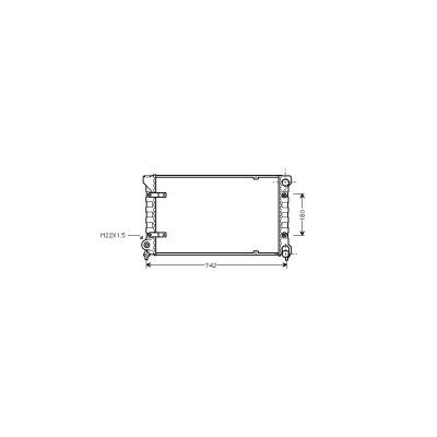 VAN WEZEL Radiateur refroidissement du moteur 49002009 International Radiators