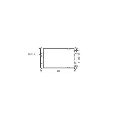 VAN WEZEL Radiateur refroidissement du moteur 49002021 International Radiators