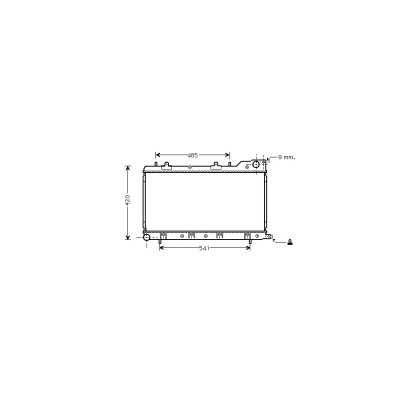 VAN WEZEL Radiateur refroidissement du moteur 51002047 International Radiators