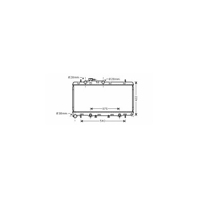 VAN WEZEL Radiateur refroidissement du moteur 51002059 International Radiators