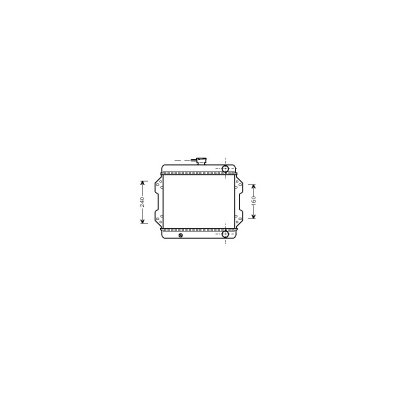 VAN WEZEL Radiateur refroidissement du moteur 52002003 International Radiators
