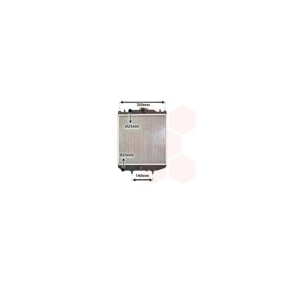 VAN WEZEL Radiateur refroidissement du moteur 52002028 International Radiators