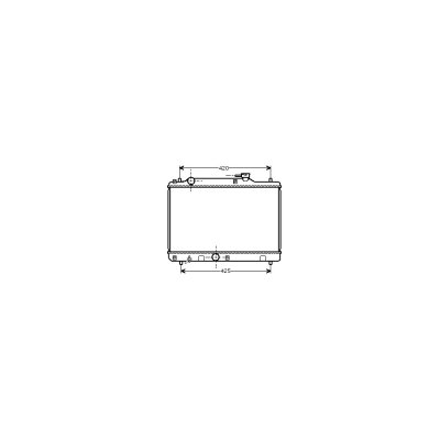 VAN WEZEL Radiateur refroidissement du moteur 52002034 International Radiators