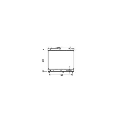 VAN WEZEL Radiateur refroidissement du moteur 52002055 International Radiators