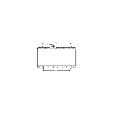 VAN WEZEL Radiateur refroidissement du moteur 52002062 International Radiators