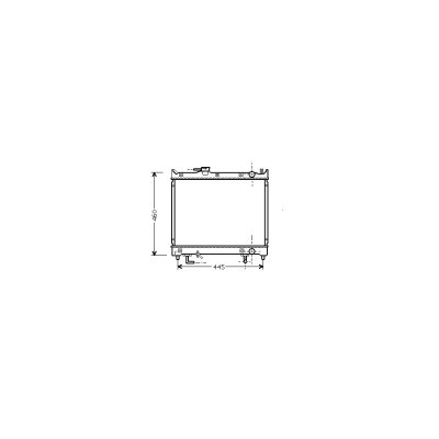 VAN WEZEL Radiateur refroidissement du moteur 52002071 International Radiators