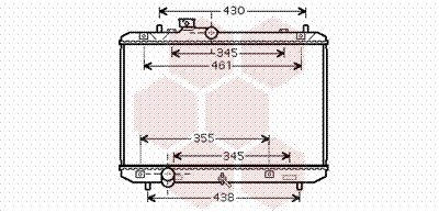 VAN WEZEL Radiateur refroidissement du moteur 52002083 International Radiators