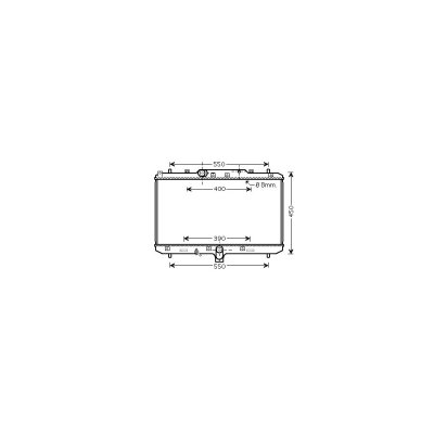 INTERNATIONAL RADIATORS Radiateur refroidissement du moteur 52002086 