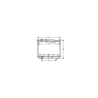 INTERNATIONAL RADIATORS Radiateur refroidissement du moteur 52002099 