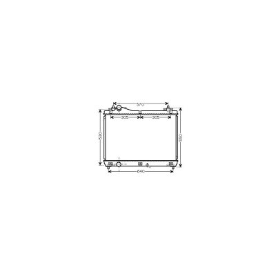 VAN WEZEL Radiateur refroidissement du moteur 52002104 International Radiators