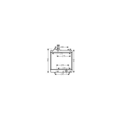 VAN WEZEL Radiateur refroidissement du moteur 52002113 International Radiators