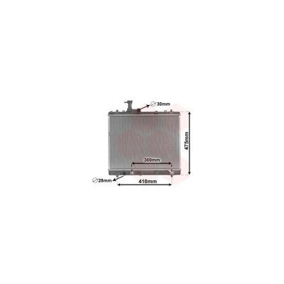 VAN WEZEL Radiateur refroidissement du moteur 52002701 International Radiators