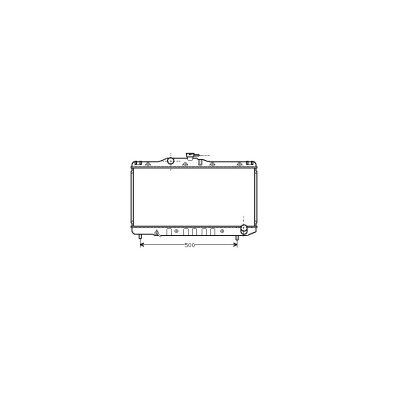 VAN WEZEL Radiateur refroidissement du moteur 53002099 International Radiators