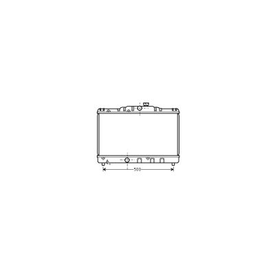 VAN WEZEL Radiateur refroidissement du moteur 53002115 International Radiators