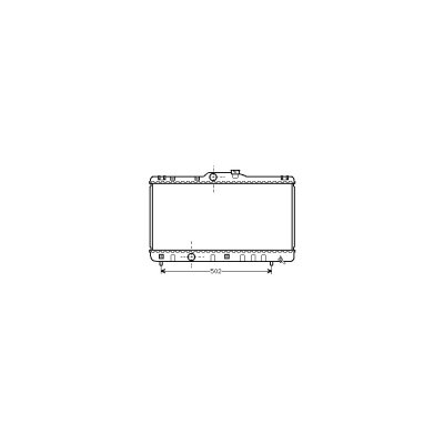 VAN WEZEL Radiateur refroidissement du moteur 53002147 International Radiators