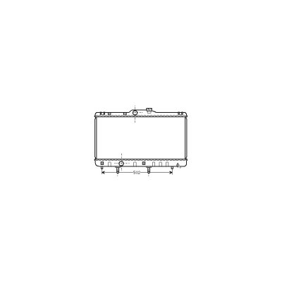 VAN WEZEL Radiateur refroidissement du moteur 53002148 International Radiators 