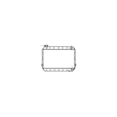 VAN WEZEL Radiateur refroidissement du moteur 53002217 International Radiators