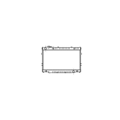 VAN WEZEL Radiateur refroidissement du moteur 53002223 International Radiators
