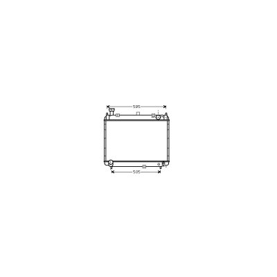 VAN WEZEL Radiateur refroidissement du moteur 53002233 International Radiators