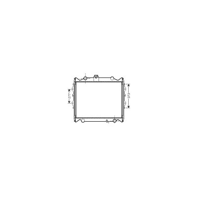 VAN WEZEL Radiateur refroidissement du moteur 53002248 International Radiators