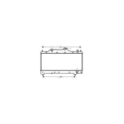 VAN WEZEL Radiateur refroidissement du moteur 53002283 International Radiators