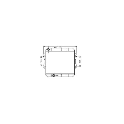 INTERNATIONAL RADIATORS Radiateur refroidissement du moteur 53002292 
