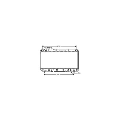 VAN WEZEL Radiateur refroidissement du moteur 53002298 International Radiators 