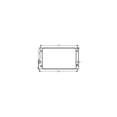 VAN WEZEL Radiateur refroidissement du moteur 53002334 International Radiators