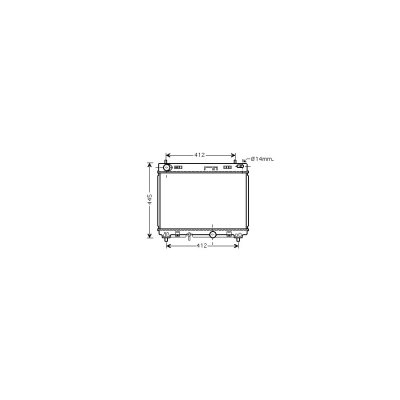 VAN WEZEL Radiateur refroidissement du moteur 53002358 International Radiators