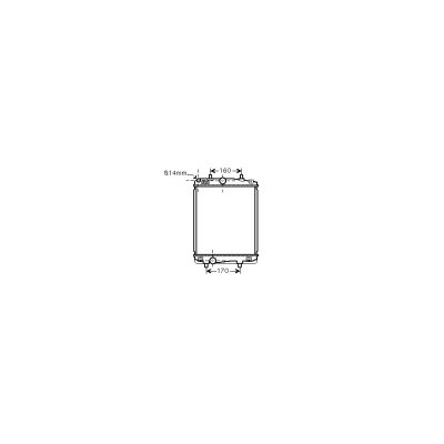 VAN WEZEL Radiateur refroidissement du moteur 53002364 International Radiators