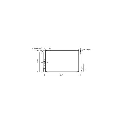 VAN WEZEL Radiateur refroidissement du moteur 53002397 International Radiators 