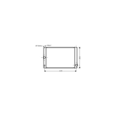 VAN WEZEL Radiateur refroidissement du moteur 53002400 International Radiators