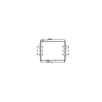 VAN WEZEL Radiateur refroidissement du moteur 53002492 International Radiators