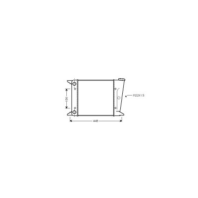 VAN WEZEL Radiateur refroidissement du moteur 58002001 International Radiators