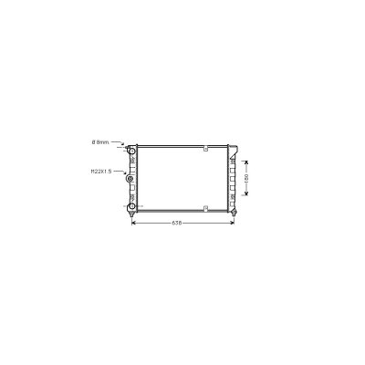 VAN WEZEL Radiateur refroidissement du moteur 58002018 International Radiators