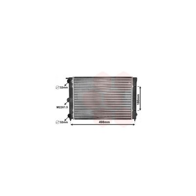 VAN WEZEL Radiateur refroidissement du moteur 58002039 International Radiators