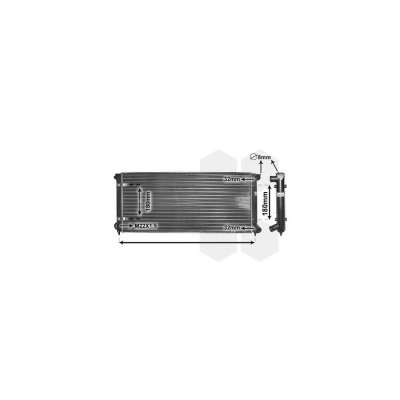 VAN WEZEL Radiateur refroidissement du moteur 58002041 International Radiators
